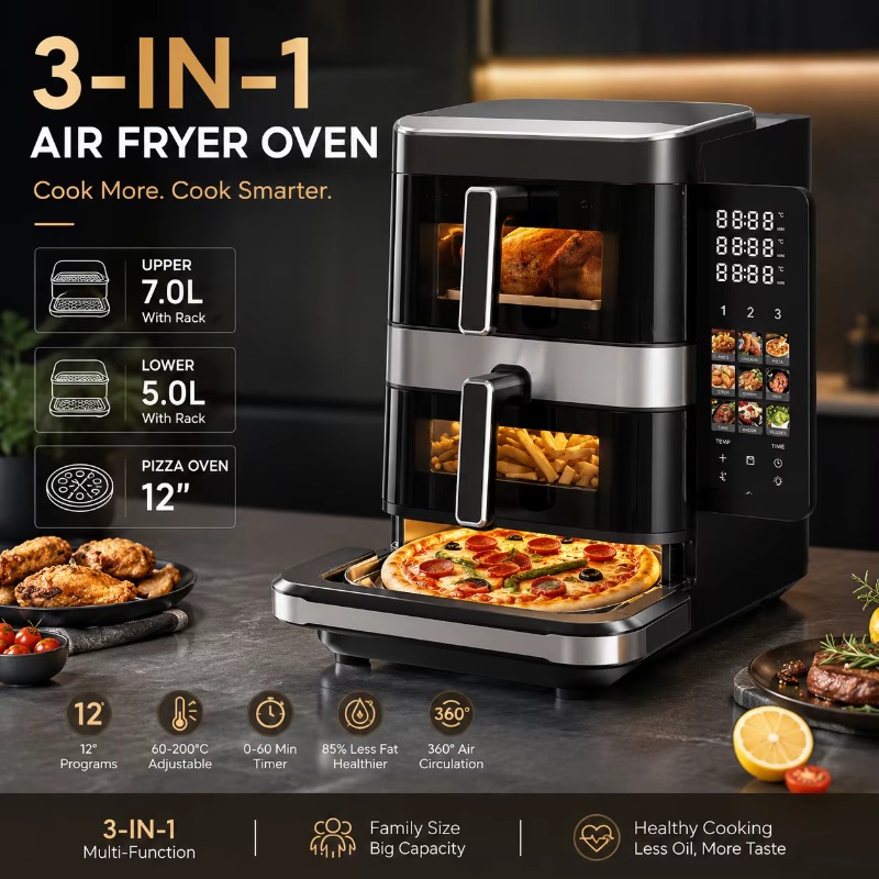 Electric Air Fryer, Pizza Baki - огляд і ціна Air Fryer