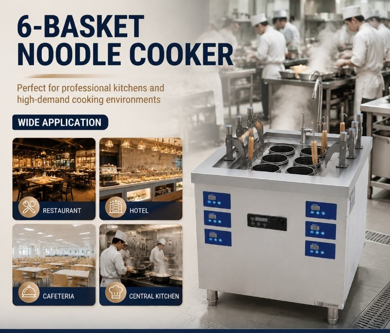 6 Basket Commercial Induction  - огляд і ціна Induction Cooker