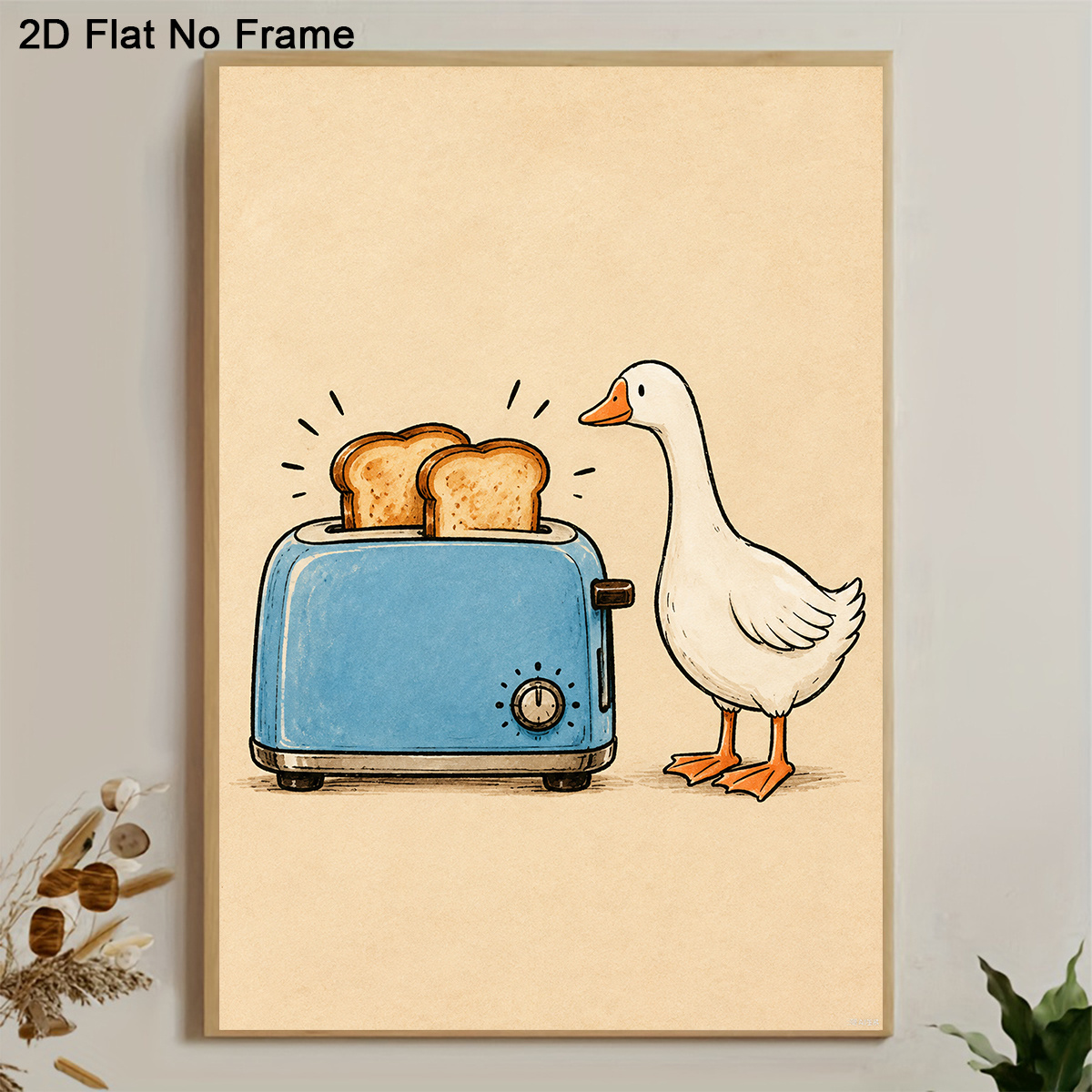 2D Flat, 2D Flat, 1pc Frameles - огляд і ціна Toaster