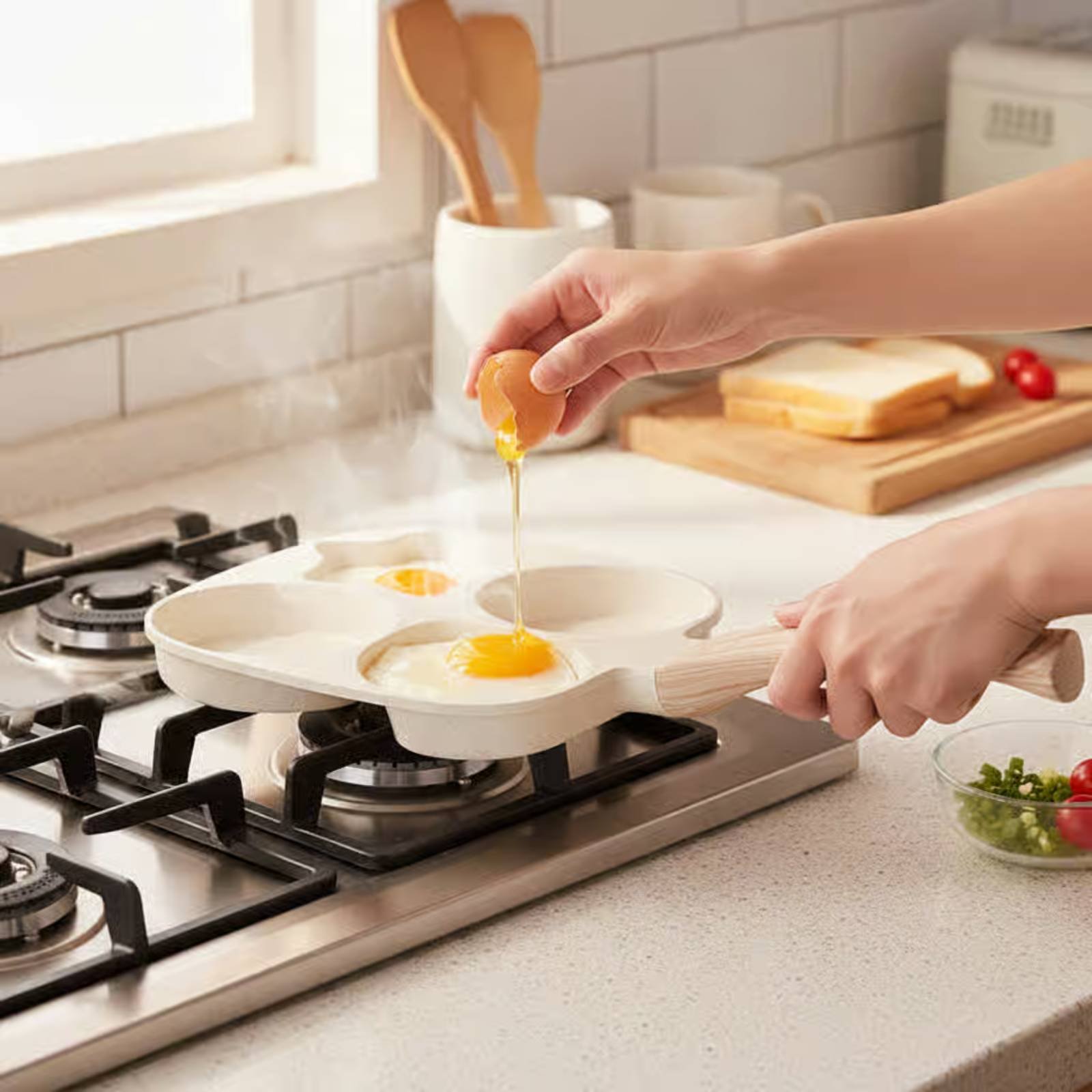 Non-Stick Breakfast Pan Long-L - огляд і ціна Induction Cooker