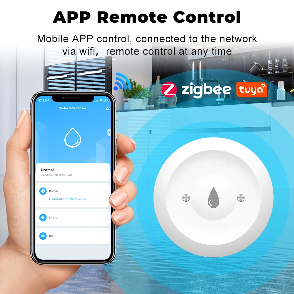 Tuya Zigbee Smart Water Leak S - огляд і ціна Kitchen Appliances Video