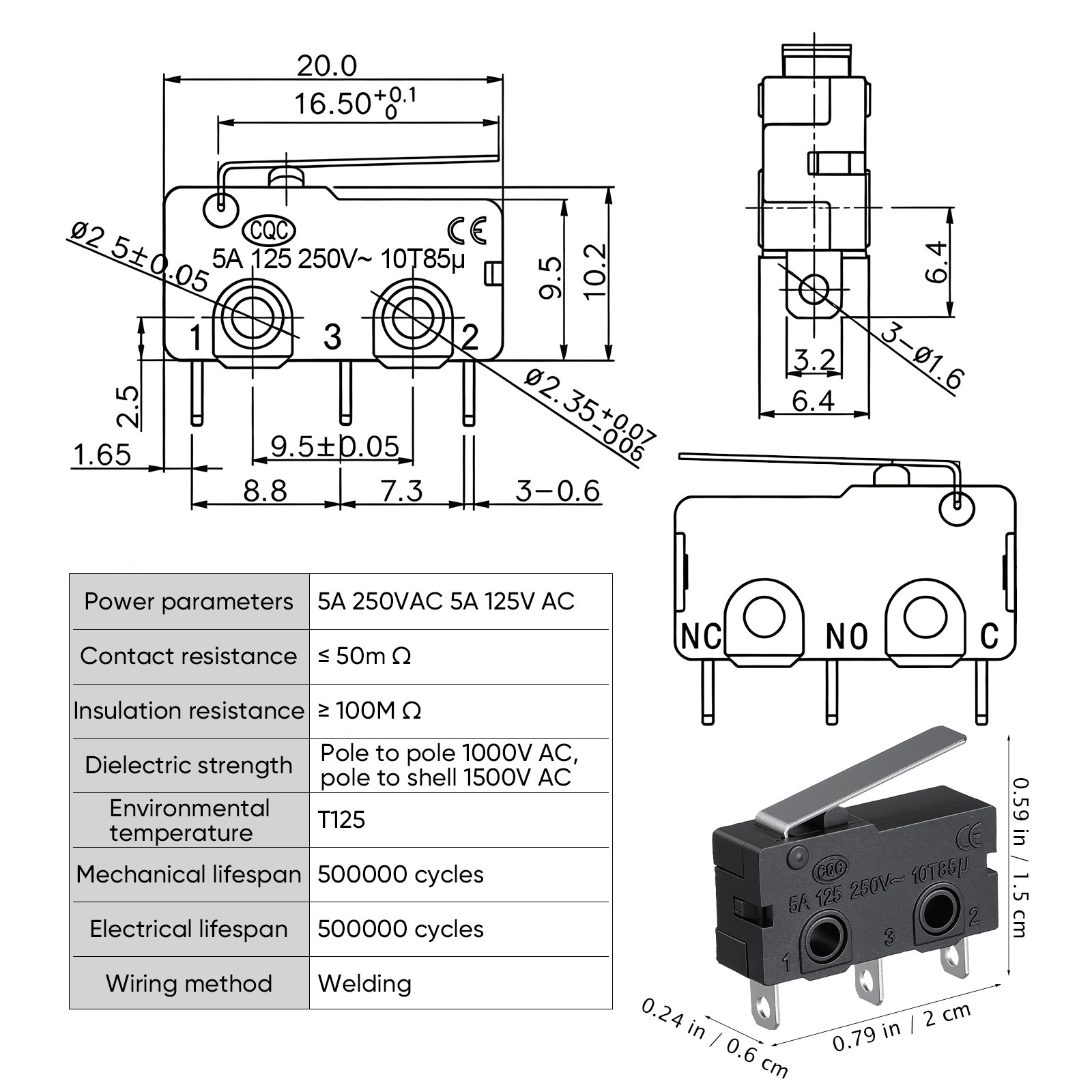 Microwave Door Microswitch 12  - огляд і ціна Microwave Oven