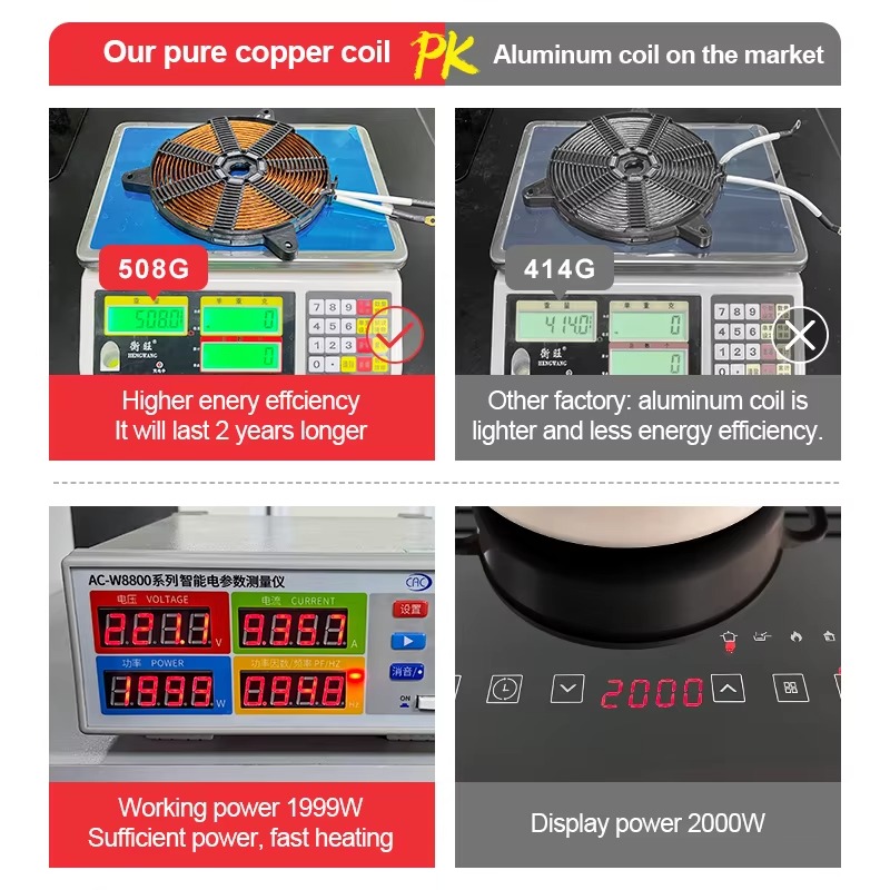 4400W Induction Hob 2 Burner T - огляд і ціна Induction Cooker