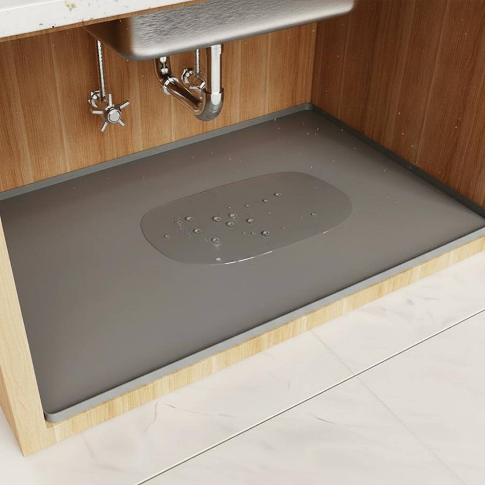Waterproof Under Sink Mat Easy - огляд і ціна Kitchen Appliances Cabinet