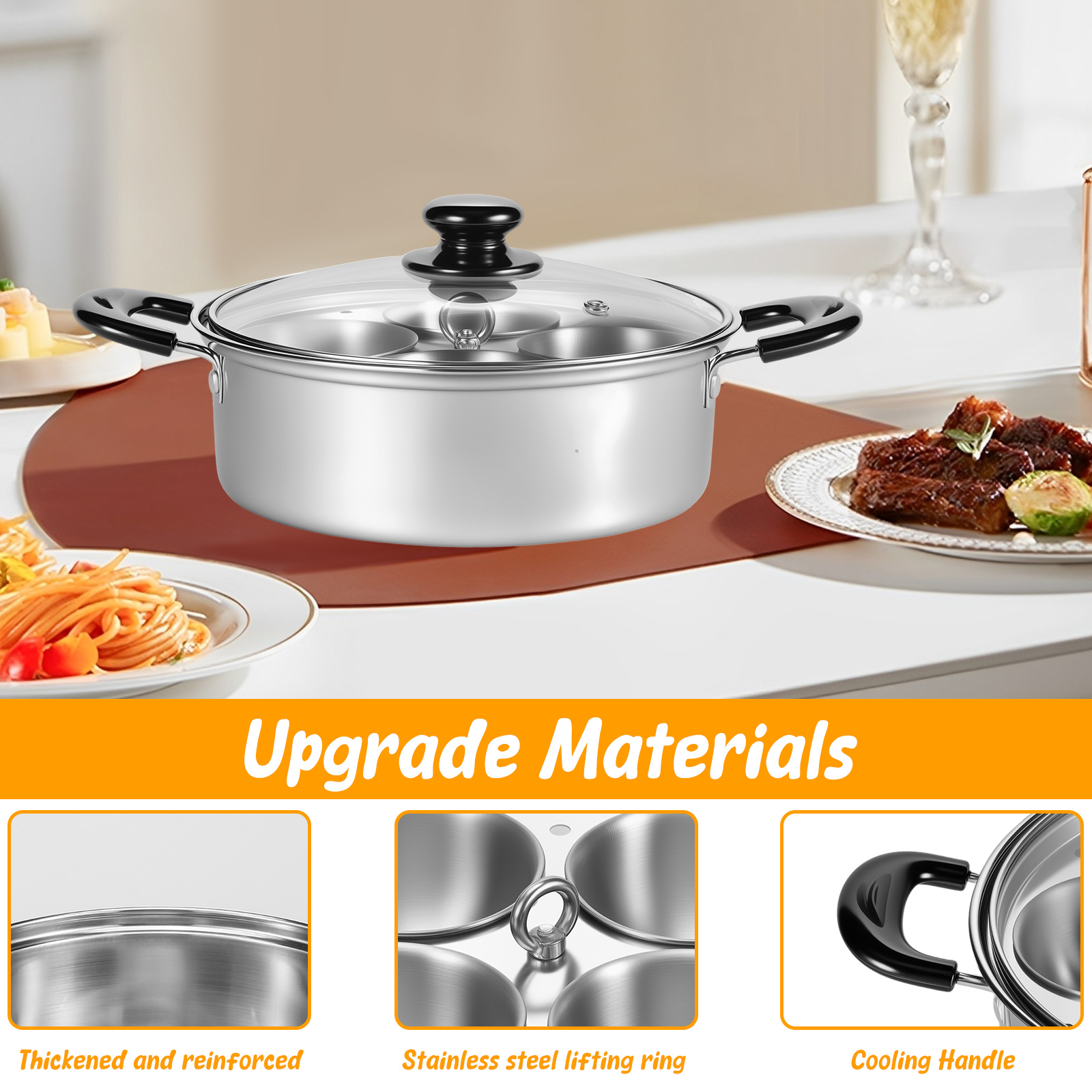 Egg Poacher Stainless Steel Po - огляд і ціна Induction Cooktop Portable